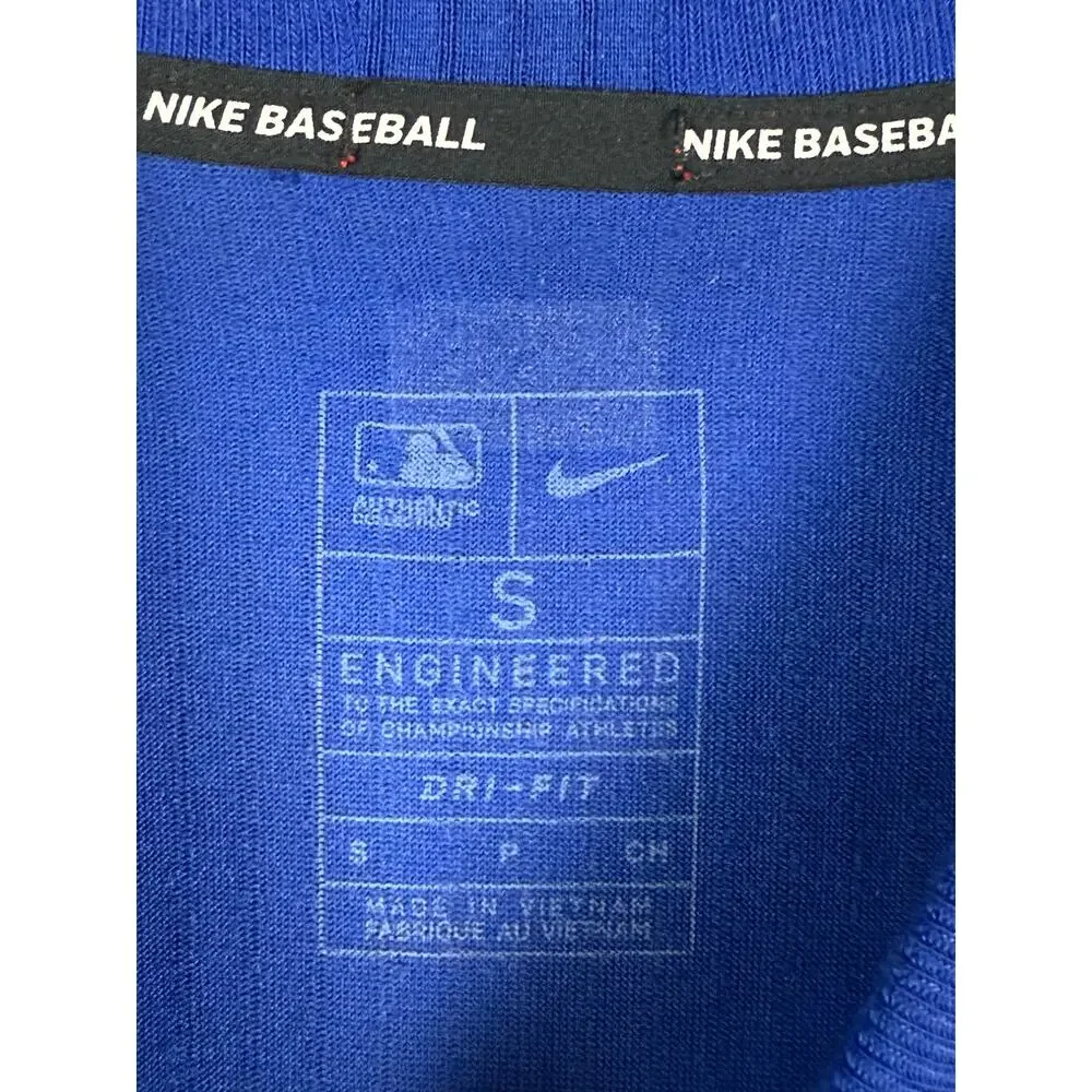 Nike Engineered Texas Rangers MLB Thermalite Raglan Long Sleeve Shirt Mens Small